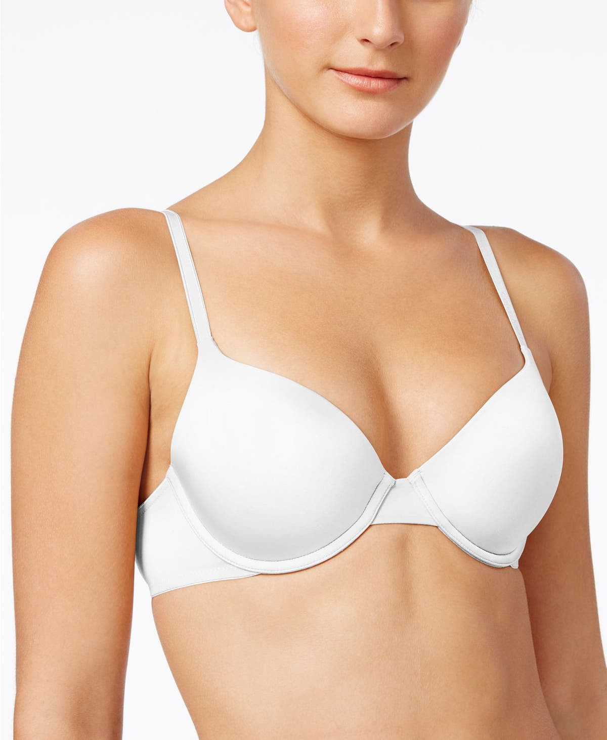 Calvin Klein Essence Demi T-Shirt Bra in White