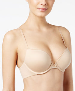 Calvin Klein Everyday Push-up Plunge Bra Qf1715 Bare Nude thumbnail 1
