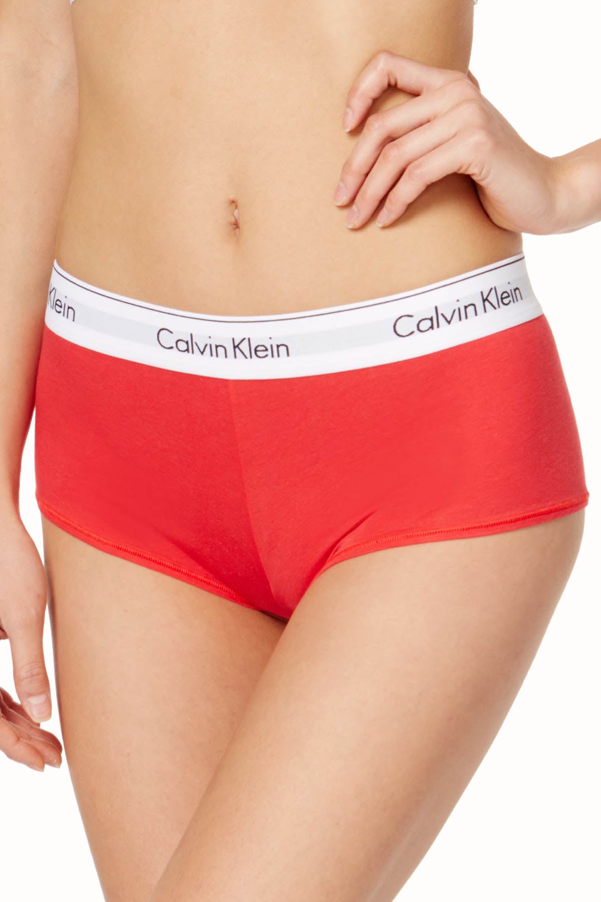 Calvin Klein Evocative Red Modern Cotton Boy-Short