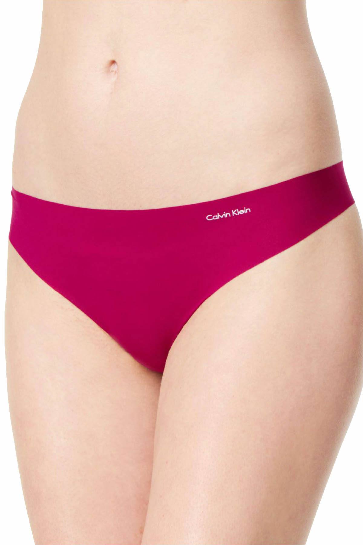 Calvin Klein Fathom-Mulberry Invisibles Thong