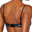 Calvin Klein Floral-Phantasm Printed Sheer Marquisette Lace Triangle Bralette