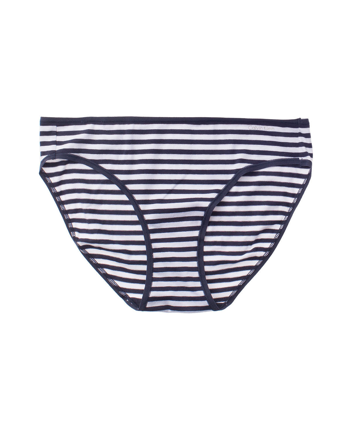 Calvin Klein Form Bikini in Shoreline Navy Stripe