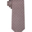 Calvin Klein Foulard Grid Necktie Bordeaux