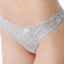 Calvin Klein Gaze-Grey Bird Lace Thong