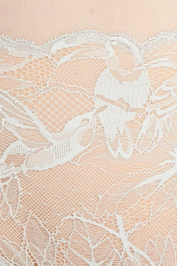 Calvin Klein Gaze-Grey Bird Sheer/Lace Bodysuit thumbnail 4