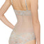 Calvin Klein Gaze-Grey Bird Sheer/Lace Bodysuit