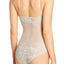 Calvin Klein Gaze-Grey Bird Sheer/Lace Bodysuit