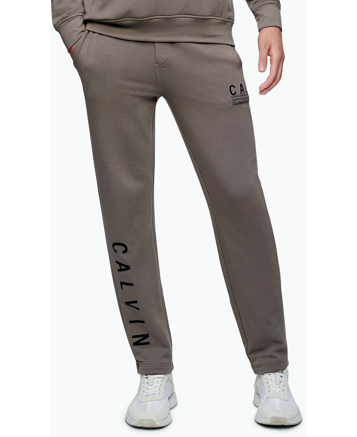 Calvin Klein Graphic Drawstring Logo Sweatpants Falcon