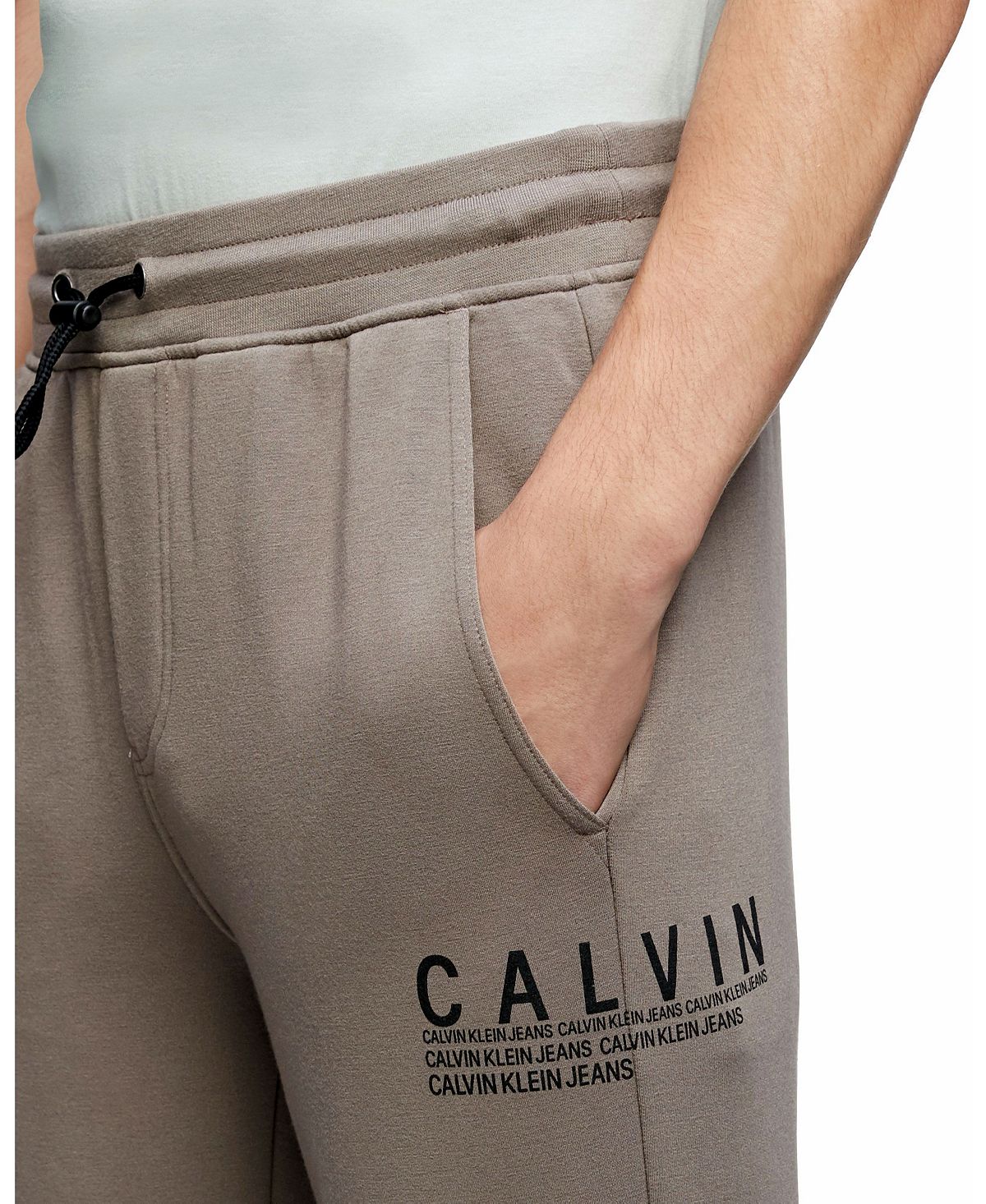 Calvin Klein Graphic Drawstring Logo Sweatpants Falcon