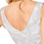 Calvin Klein Grey Delicate Lace Print Invisibles V-Neck Comfort Bralette