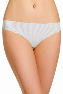 Calvin Klein Grey-Gaze Parallel-Lines Invisibles Thong thumbnail 1