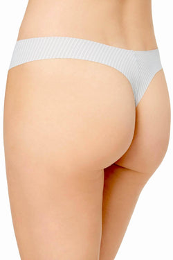Calvin Klein Grey-Gaze Parallel-Lines Invisibles Thong thumbnail 2