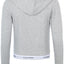 Calvin Klein Heather-Gray Modern Cotton-Blend Lounge Hoodie