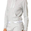 Calvin Klein Heather-Gray Modern Cotton-Blend Lounge Hoodie
