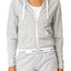 Calvin Klein Heather-Gray Modern Cotton-Blend Lounge Hoodie