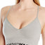 Calvin Klein Heather-Grey/Black Seamless Multi-Way Longline Logo Bralette