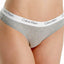 Calvin Klein Heather-Grey CK-One Logo Thong