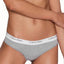 Calvin Klein Heather-Grey CK-One Logo Thong