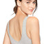 Calvin Klein Heather-Grey Keyhole Body Unlined Bralette