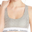 Calvin Klein Heather-Grey Logo Modern Bralette, Bikini & Hair Tie Set
