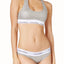 Calvin Klein Heather-Grey Logo Modern Bralette, Bikini & Hair Tie Set