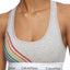 Calvin Klein Heather Grey Pride Limited Edition Modern Cotton Rainbow Bralette