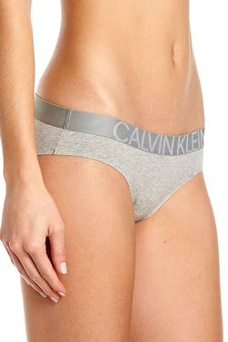 Calvin Klein Heather Grey Statement 1981 Cotton Bikini thumbnail 2