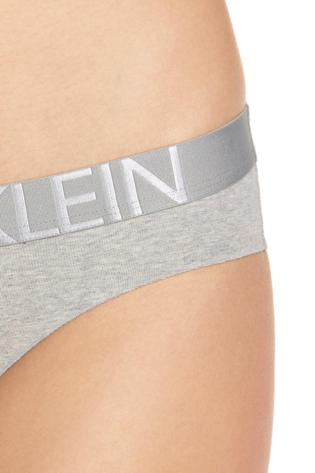 Calvin Klein Heather Grey Statement 1981 Cotton Bikini