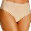 Calvin Klein High Waist Retro Invisibles Thong in Bare Nude