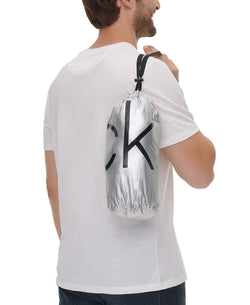 Calvin Klein Hooded Packable Down Jacket Silver thumbnail 3