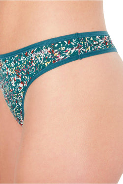 Calvin Klein Hopper Floral Antithesis Cotton Form Thong thumbnail 2