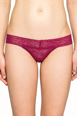 Calvin Klein Indulge-Plum Bare Lace Thong thumbnail 1