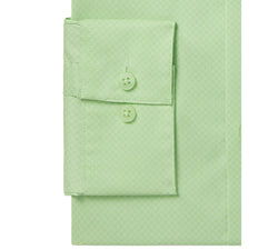 Calvin Klein Infinite Color Slim-fit Non-iron Performance Stretch Cooling Geo Dress Shirt Green thumbnail 3