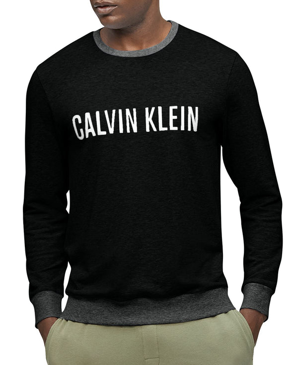 Calvin Klein Intense Power Logo Sleep Sweatshirt Black