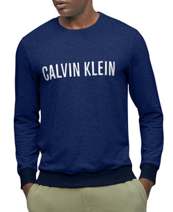 Calvin Klein Intense Power Logo Sleep Sweatshirt Blue thumbnail 1