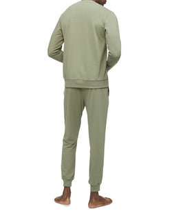 Calvin Klein Intense Power Logo Sleep Sweatshirt Olive thumbnail 3