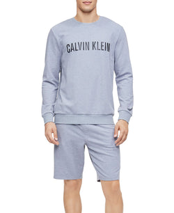 Calvin Klein Intense Power Logo Sleep Sweatshirt Storm thumbnail 1