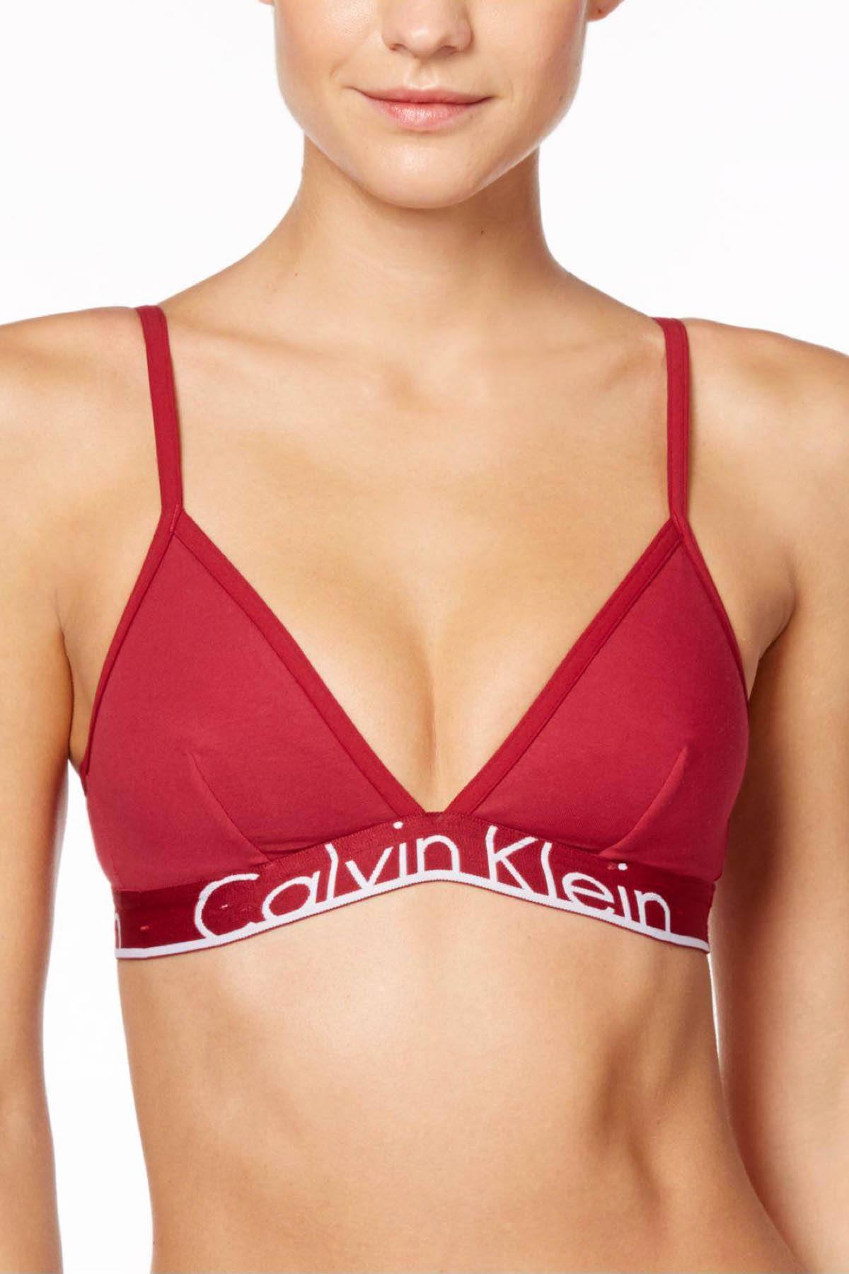 Calvin Klein Intoxicate ID Cotton Logo Triangle Bralette