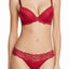 Calvin Klein Intoxicate-Red Seductive Comfort Lace Demi Lift Convertible Bra