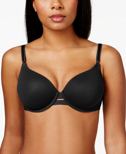 Calvin Klein Invisibles Full Coverage T-shirt Bra Qf1184 Black thumbnail 1