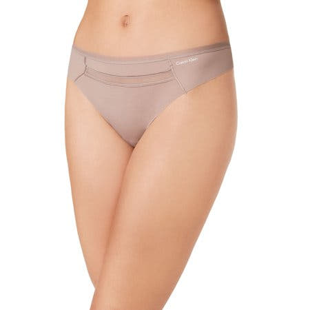 Calvin Klein Invisibles Mesh-trim Thong Josephine