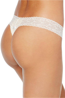 Calvin Klein Ivory Bare-Lace Thong thumbnail 4