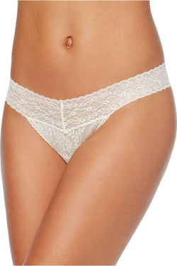 Calvin Klein Ivory Bare-Lace Thong thumbnail 1