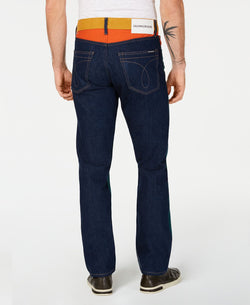 Calvin Klein Jeans Colorblocked Straight Fit Jeans Ukelely Patch thumbnail 2