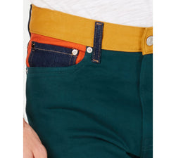 Calvin Klein Jeans Colorblocked Straight Fit Jeans Ukelely Patch thumbnail 4