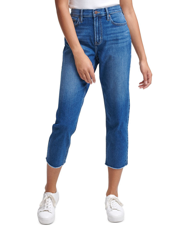 Calvin Klein Jeans High-rise Cropped Straight-leg Jeans Calabasas
