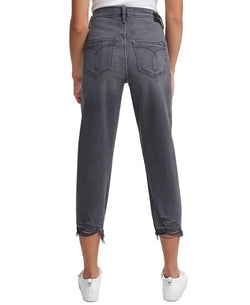 Calvin Klein Jeans High-rise Cropped Straight-leg Jeans Iron Wash thumbnail 2