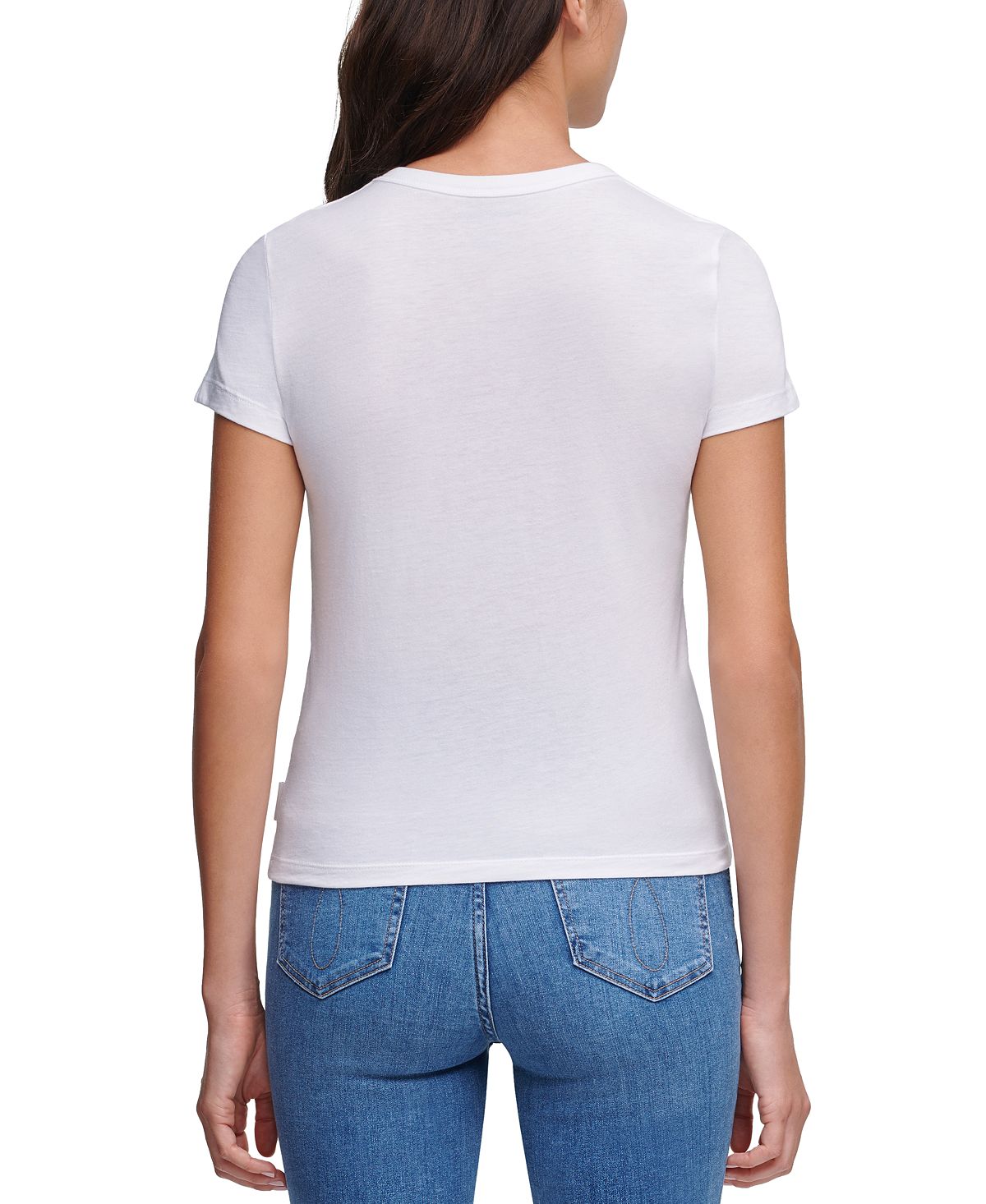 Calvin Klein Jeans Logo T-shirt Wht Salsa