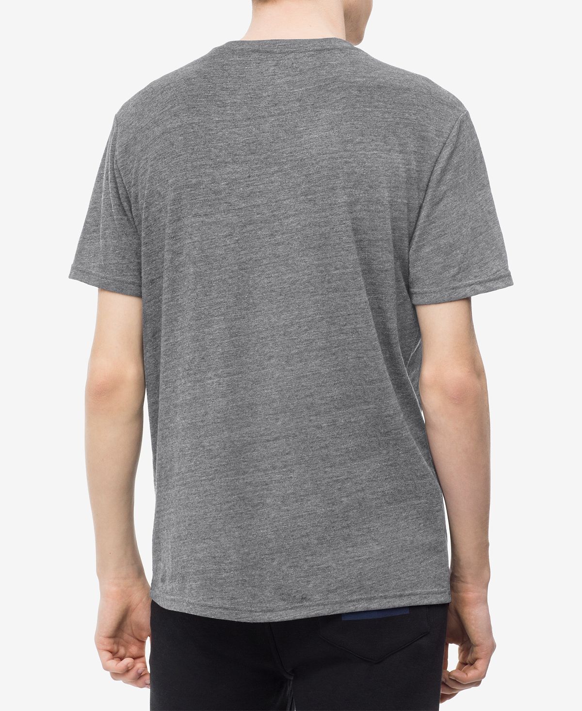 Calvin Klein Jeans Monogram Logo-print T-shirt Med Charcoal Heather