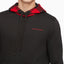 Calvin Klein Jeans Plaid Hood Sweater Black